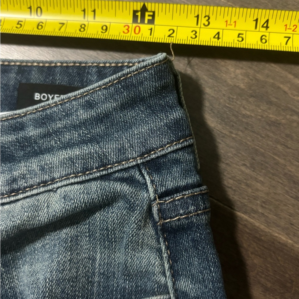 Judy Blue Women’s High Rise Distressed Boyfriend Jeans Blue Size 3/26 JB8617 - Picture 3 of 10